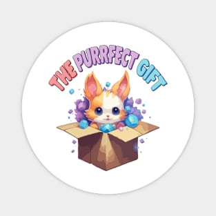 Just The Purrfect Gift Magnet